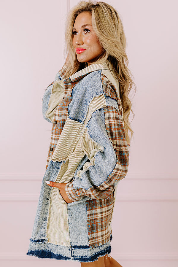 Premium Fall Plaid Jacket - Ultimate Layering Essential