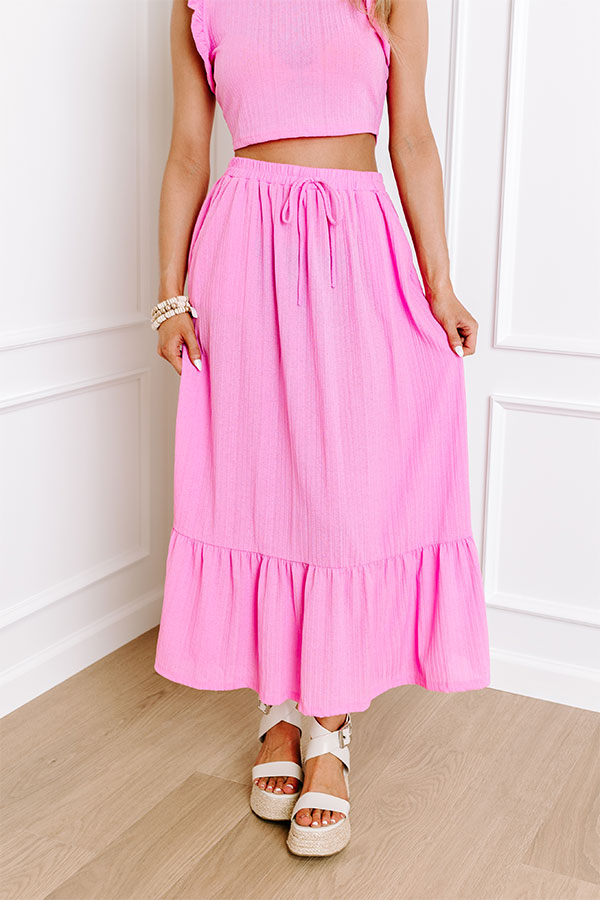 Ultimate Al Fresco Maxi Skirt - Premium Flowy Style