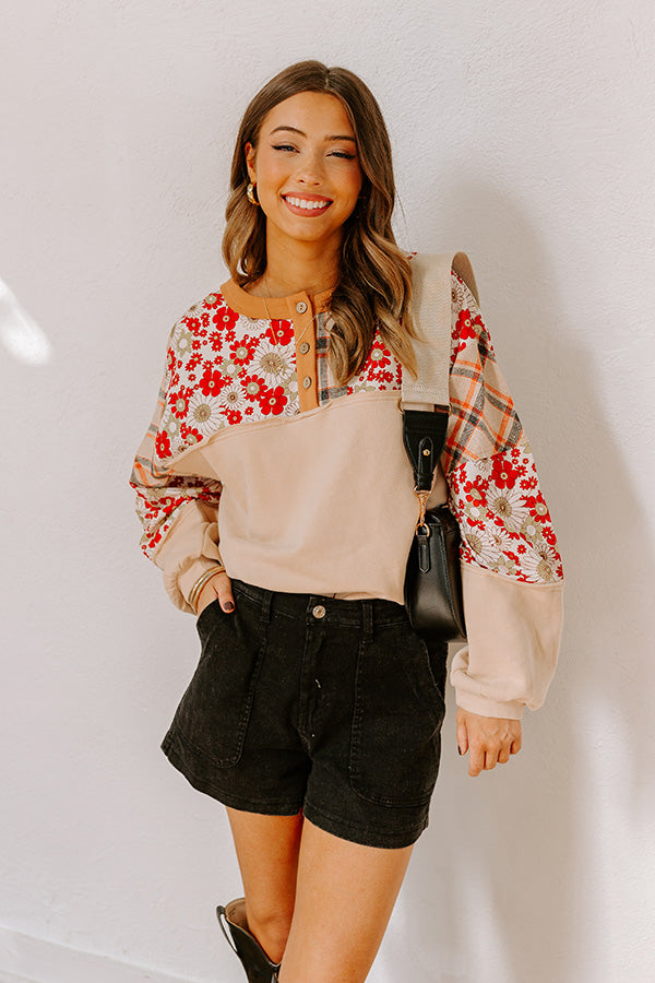 Premium Boho Floral Chic Top