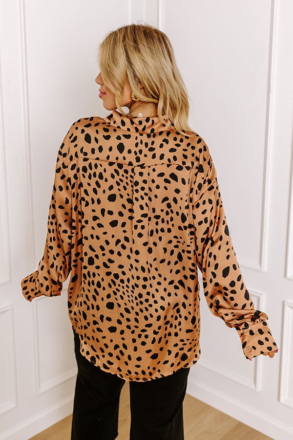Premium Leopard Curve Top - Ultimate Fit & Style
