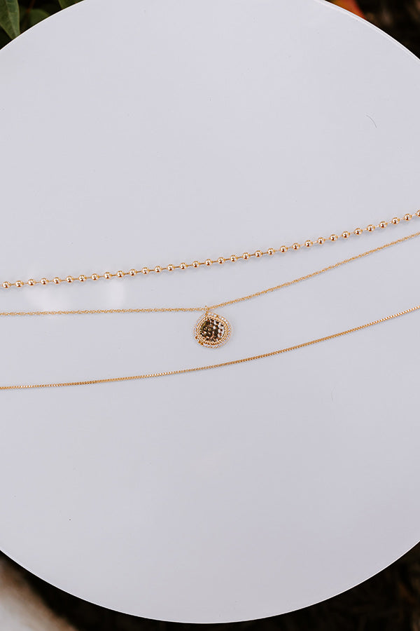 Premium Sweet Surprise Layered Necklace - Ultimate Shimmer Accessory