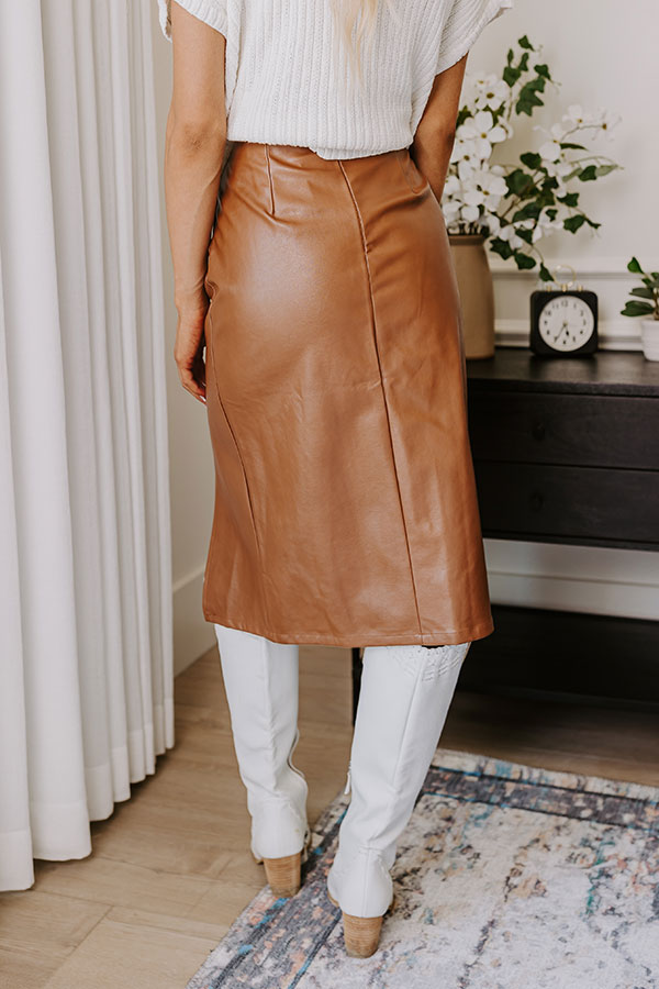 Premium Faux Leather Skirt - The Glee Collection