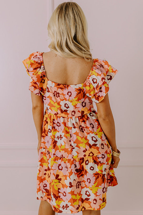 Premium Sweet Anticipation Floral Babydoll Dress