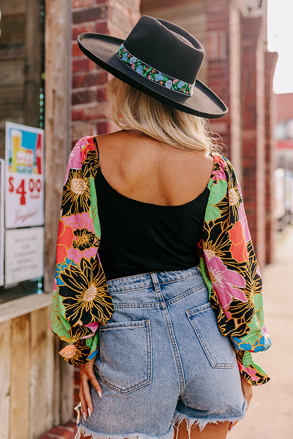 Ultimate Feminine Floral Bodysuit