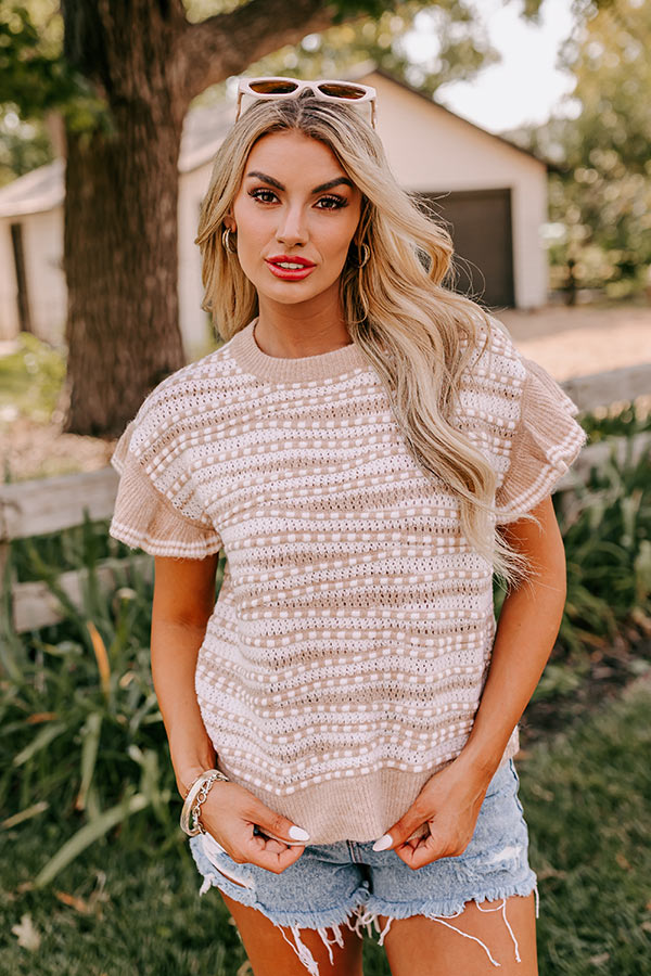 Ultimate Sweet As Sugar Knit Sweater Top