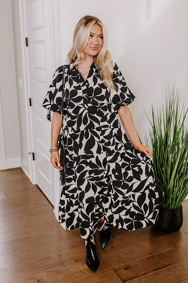 Ultimate Floating On Cloud Nine Midi Dress