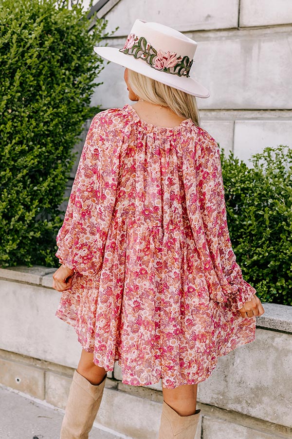 Premium Boho Bliss Mini Dress - Fall Edition