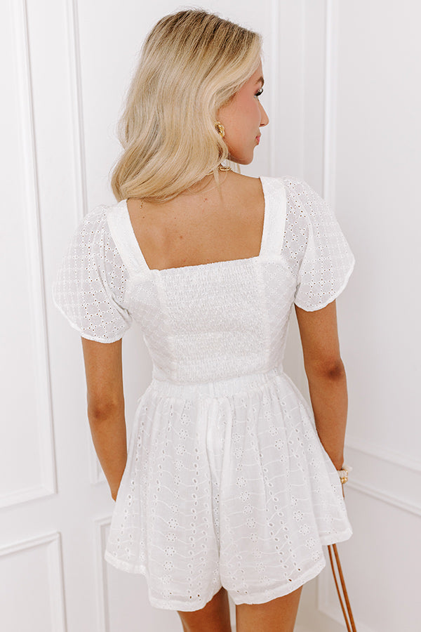 Premium White Eyelet Crop Top - Ultimate Summer Style