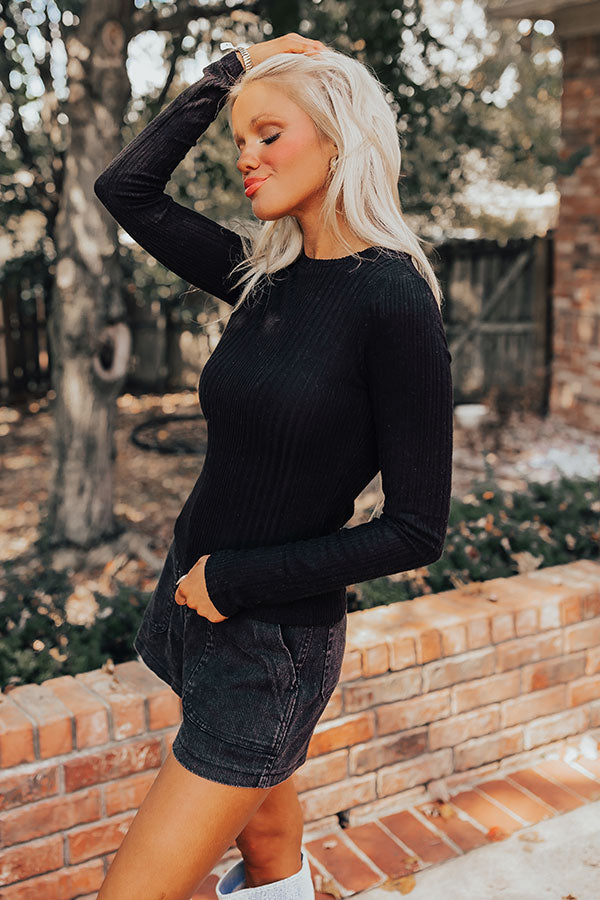 Premium Ribbed Knit Top - Ultimate Comfort & Style