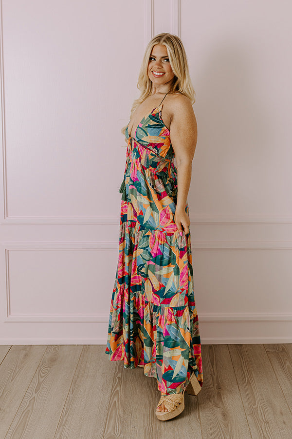 Premium Tropical Fizz Maxi Dress - Ultimate Summer Style