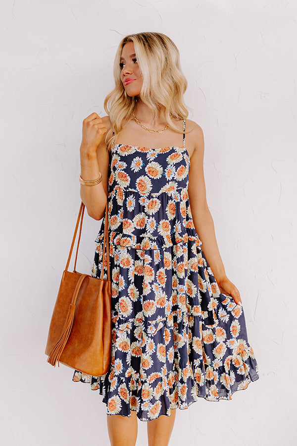 Ultimate Breezy Floral Swing Dress