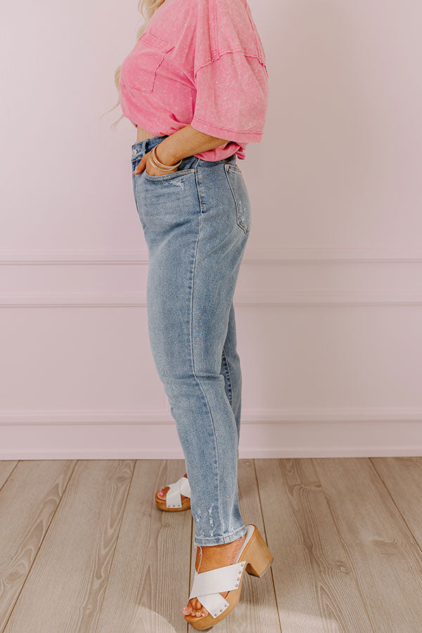 Judy Blue Sophie Premium High Waist Relaxed Skinny Jeans for Curves