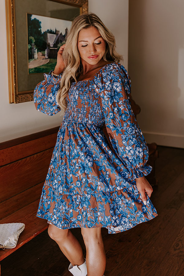 Premium Floral Mini Dress - Small Town Charm Collection