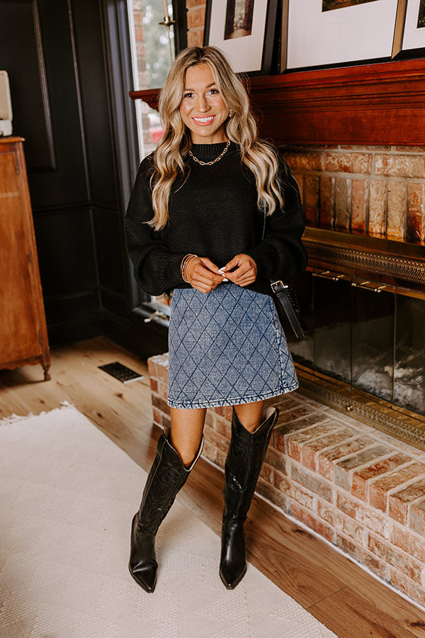 The Brinly Premium Denim Skirt - Ultimate Style & Comfort