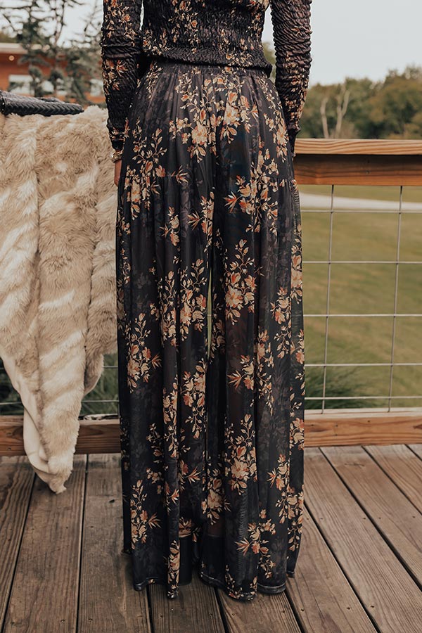 Premium High Waist Mesh Pants - Effortless Boho Style