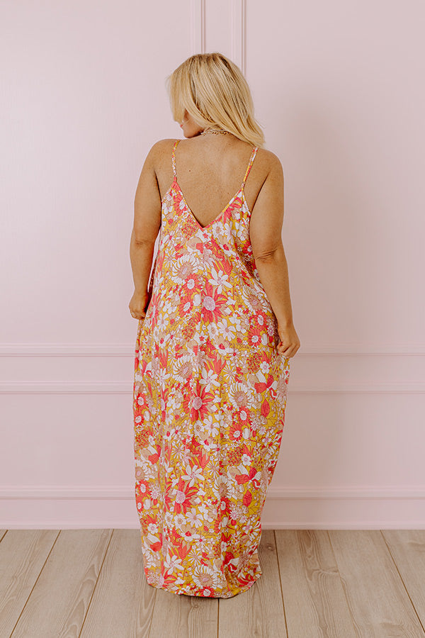 Elegant Floral Maxi Dress - Summer Chic Style