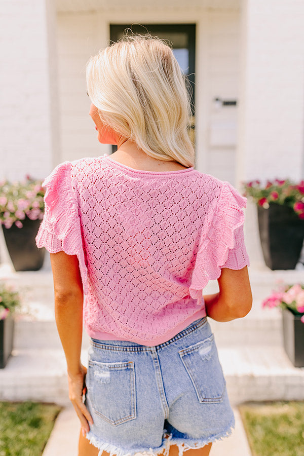 Premium Sweet Tea Sippin Knit Top - Ultimate Relaxation Style