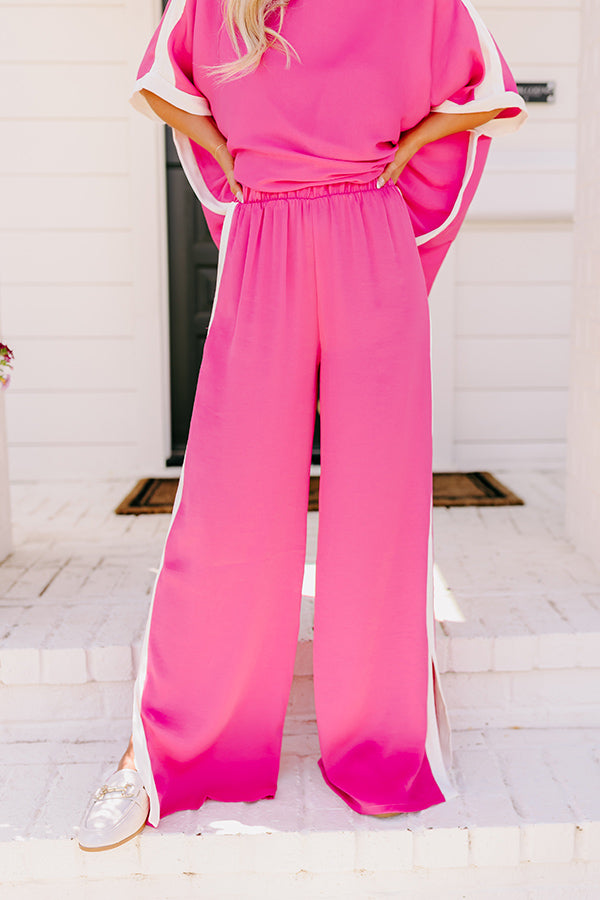 Premium Brooklyn Babe High Waist Pants - Hot Pink | City Chic Style