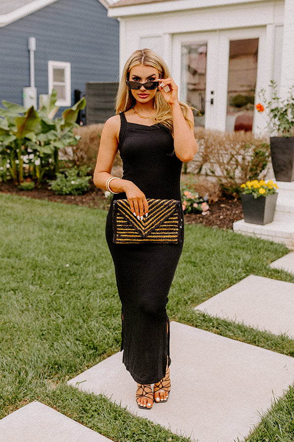 Ultimate Stellar Ribbed Midi Dress