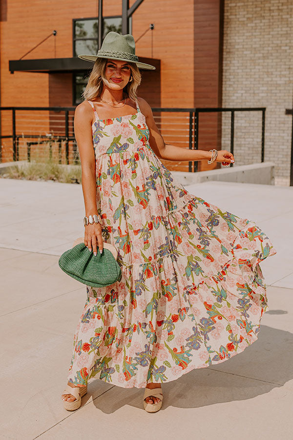 Ultimate Hibiscus Haven Floral Maxi Dress - Premium Summer Style