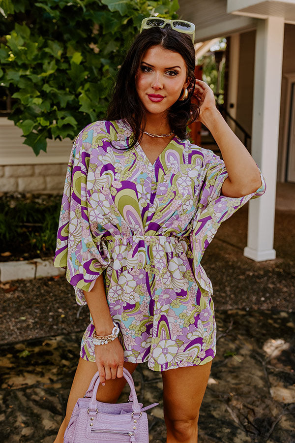 Ultimate Flirty Moments Floral Romper - Lightweight & Stylish