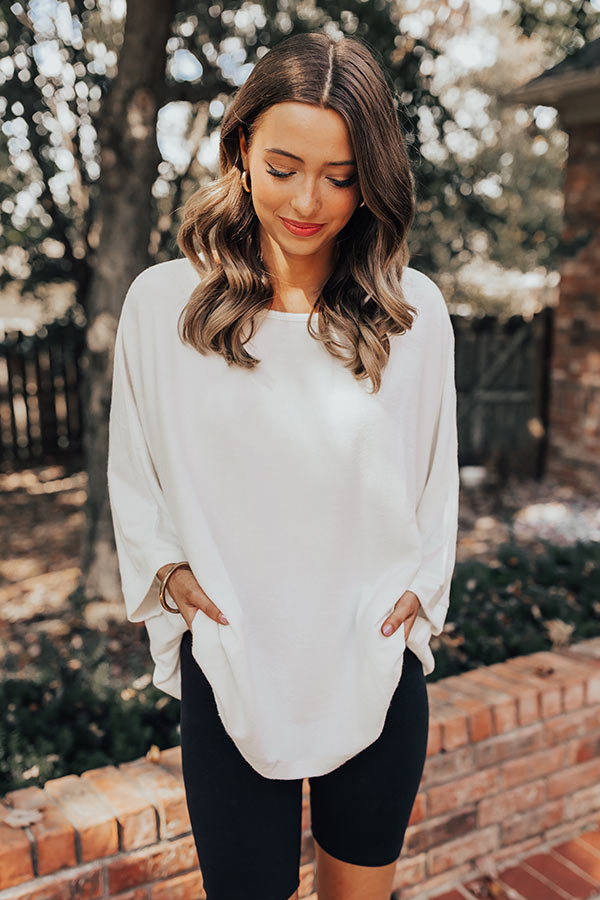 Ultimate Comfort Oversized Dolman Tee - Ivory