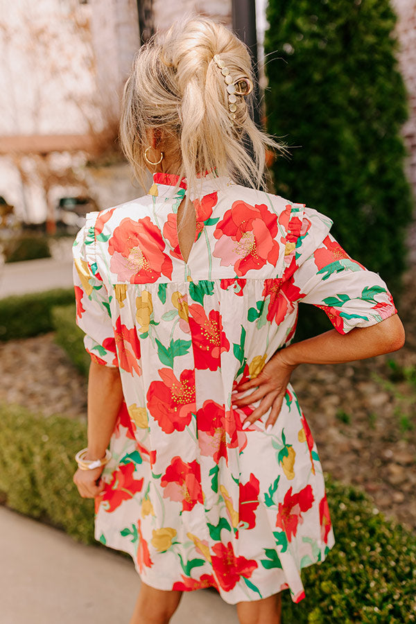 Premium Botanic Bloom Shift Dress - Ultimate Summer Style