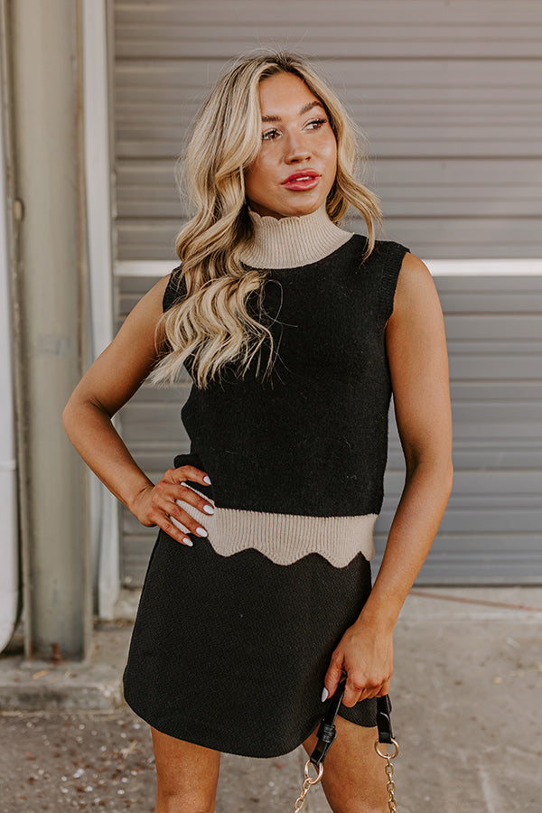 Ultimate Happy Hour Knit Sweater Top - Chic & Trendy