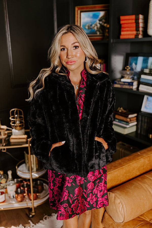 Premium Luxe Plush Jacket - Ultimate Cozy Chic in Black