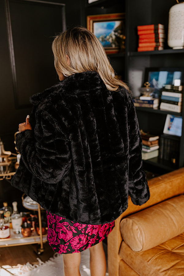 Premium Luxe Plush Jacket - Ultimate Cozy Chic in Black