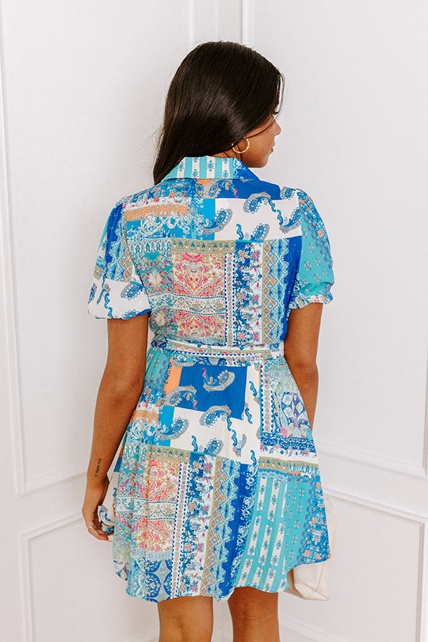 Ultimate Summer Paisley Mini Dress - Flowy & Flattering