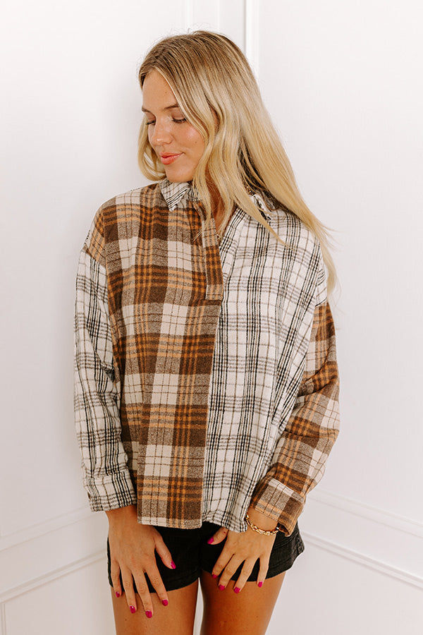Premium Seasonal Snuggles Flannel Top - Ultimate Autumn Essential