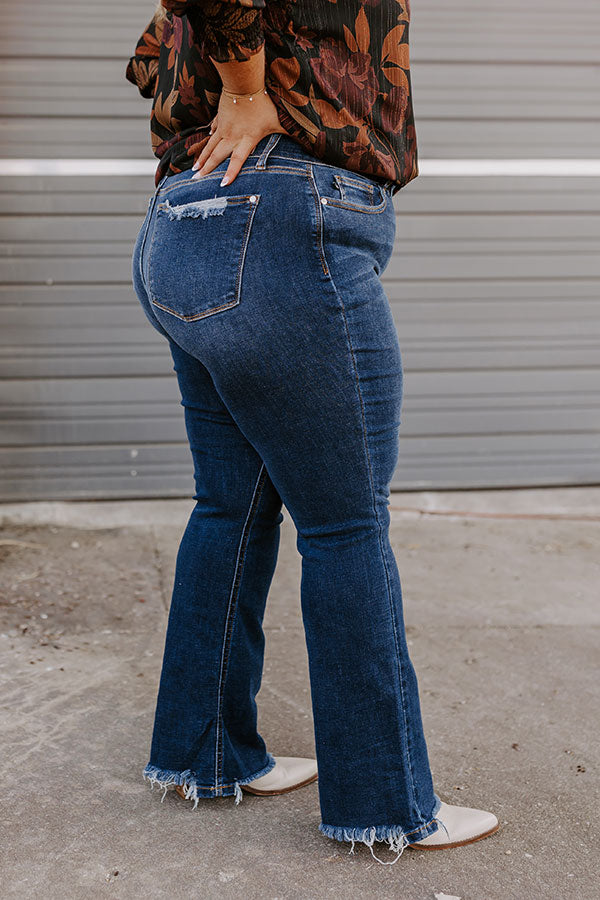 JUDY BLUE Premium High Waist Bootcut Jeans for Curves