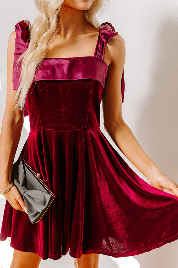 Ultimate Glamour Velvet Mini Dress