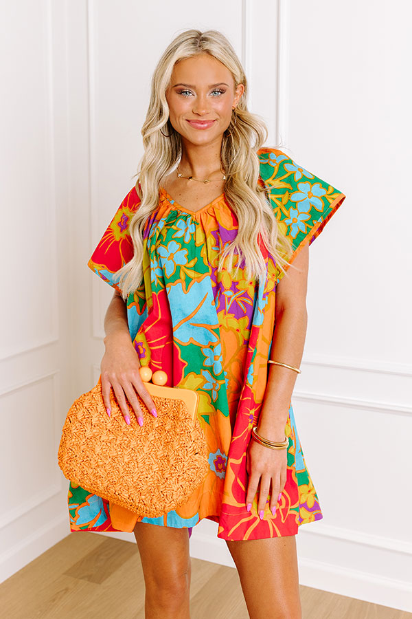 Premium Bora Bora Floral Mini Dress - Ultimate Summer Style