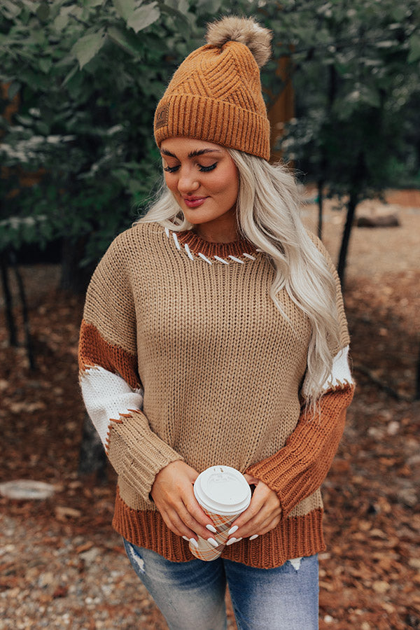 Premium Brown Sugar Knit Sweater - Ultimate Comfort & Style