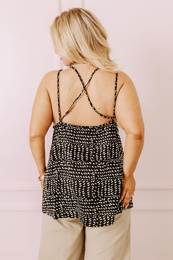 Premium Plus Size Feel The Beat Shift Tank – Ultimate Comfort & Style