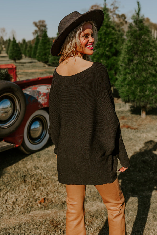 Ultimate Caffeine Crush Sweater - Black