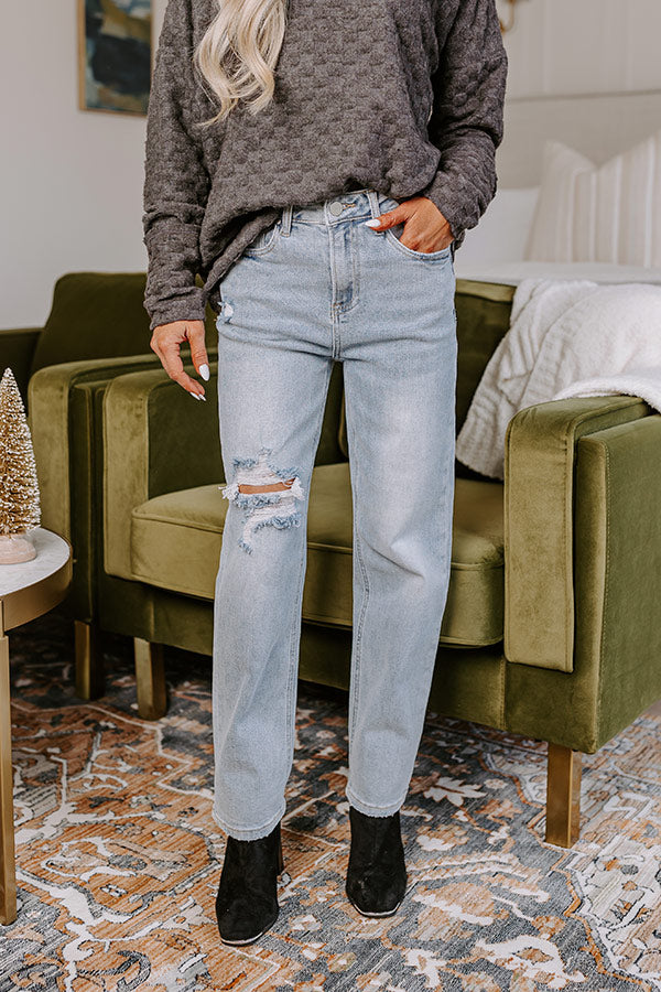 Ultimate High Waist Bolt Jeans - Light Wash Edition