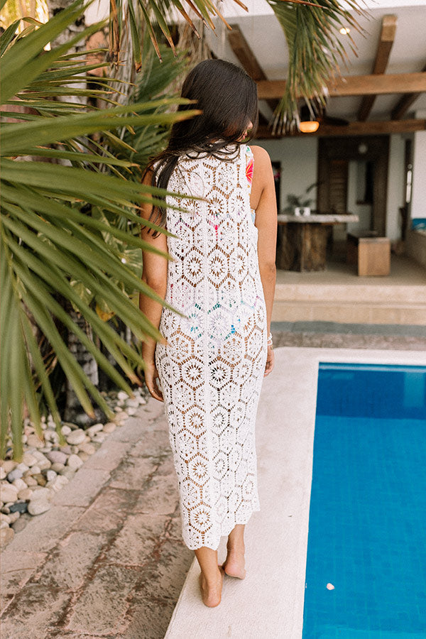 Ultimate Retreat Mode Crochet Dress