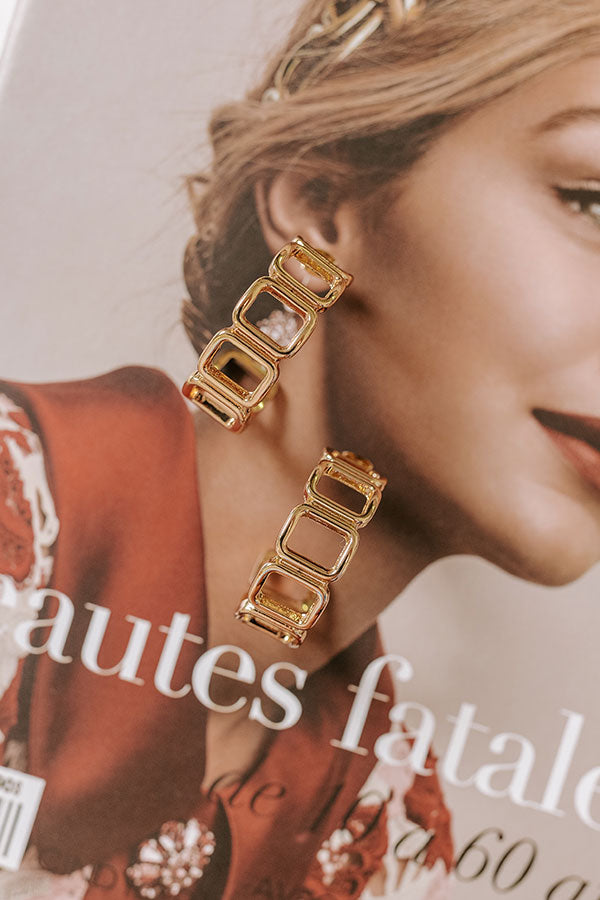 Premium Art-Inspired Hoop Earrings