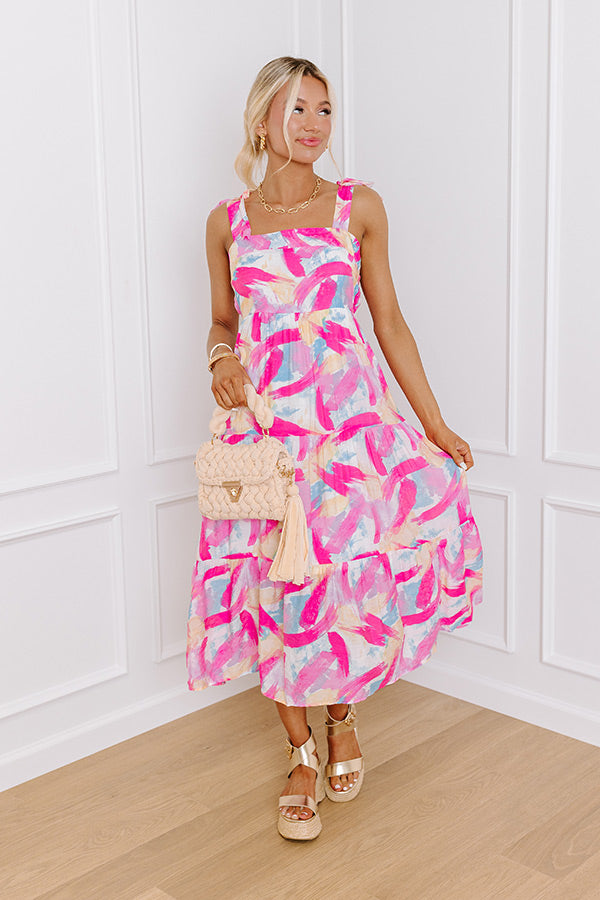 Ultimate Margaritas On The Patio Midi Dress - Summer Chic Style