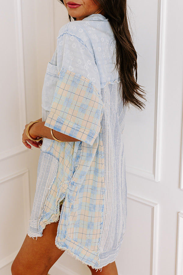 Premium Long Beach Bound Button-Up Shirt