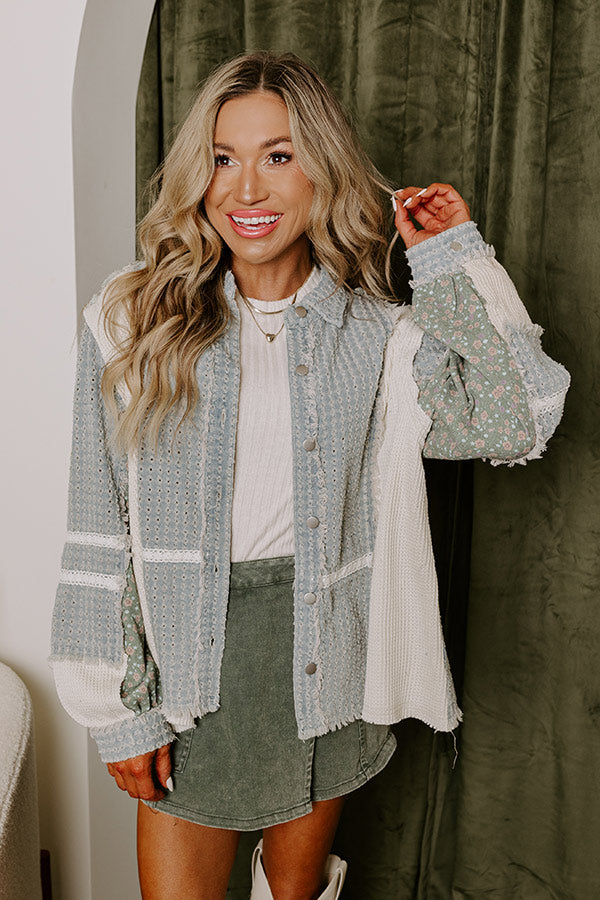 Premium Casual Moment Perforated Denim Jacket - Ultimate Style Upgrade