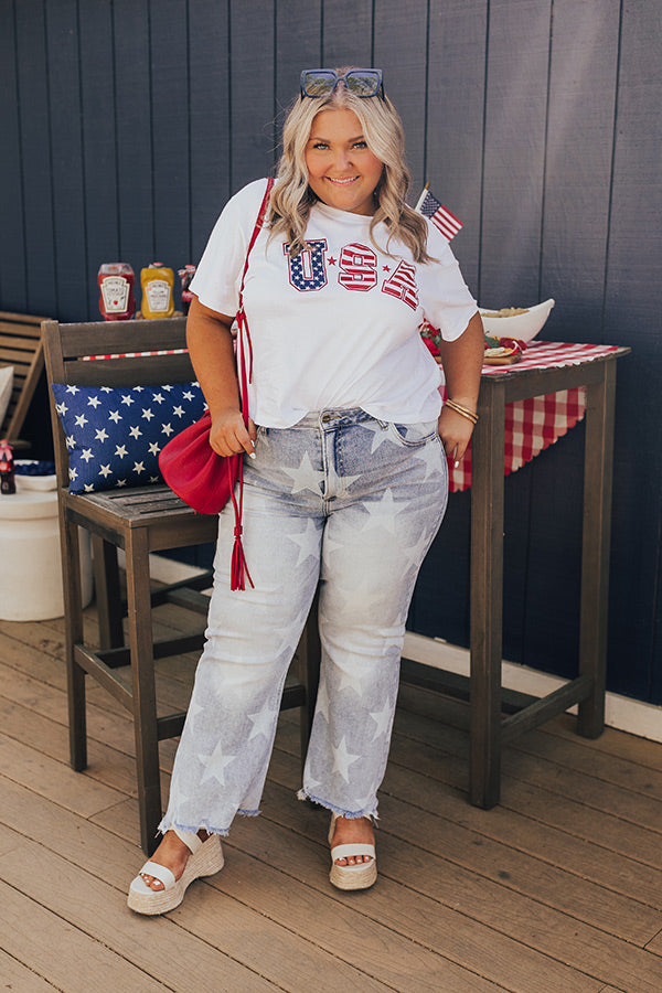Premium USA Flag Graphic Tee - Ultimate Patriotic Style