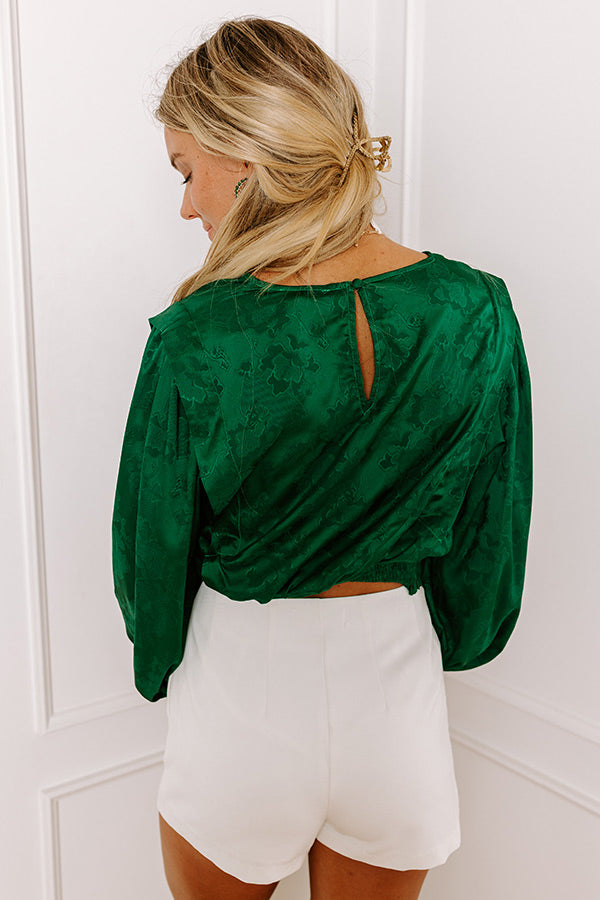 Premium Satin Elegance Top - Pair With A Smile