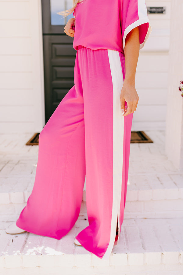 Premium Brooklyn Babe High Waist Pants - Hot Pink | City Chic Style