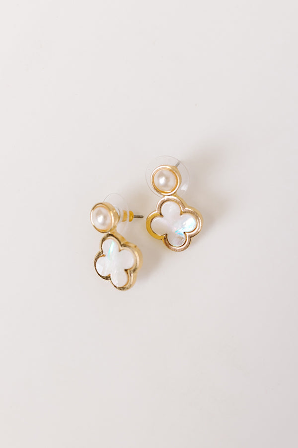 Premium Elegance Clover Earrings