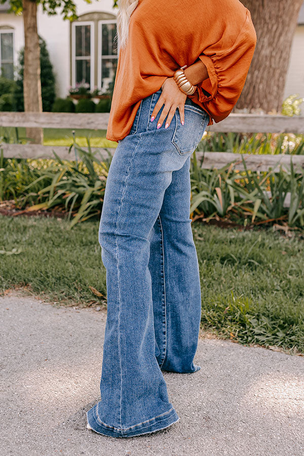 Premium RISEN High Waist Flare Jeans