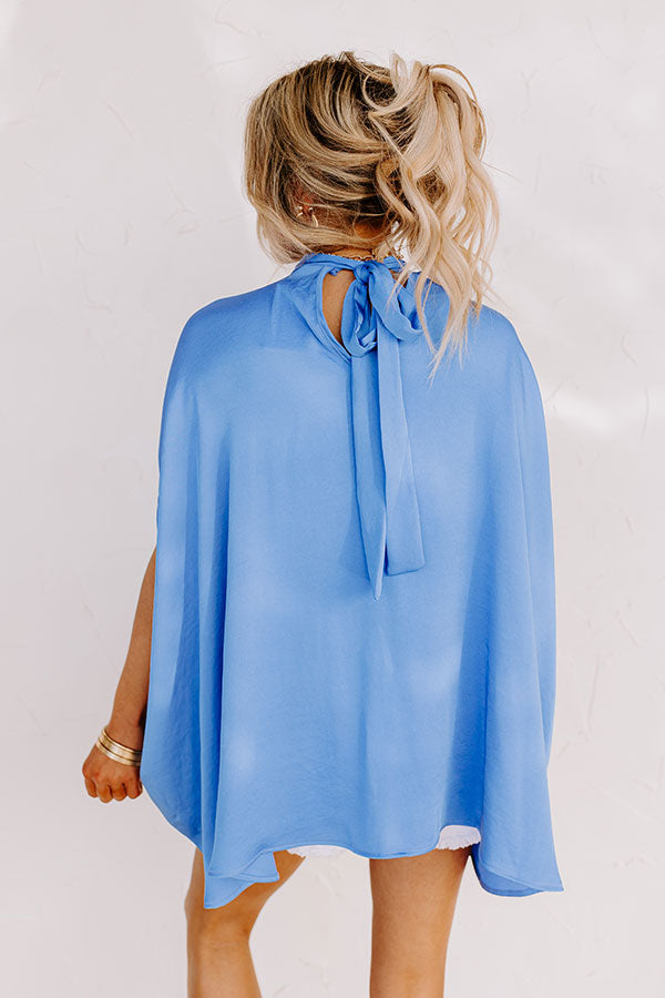 Premium Always Shift Top in Blue | Chic & Trendy